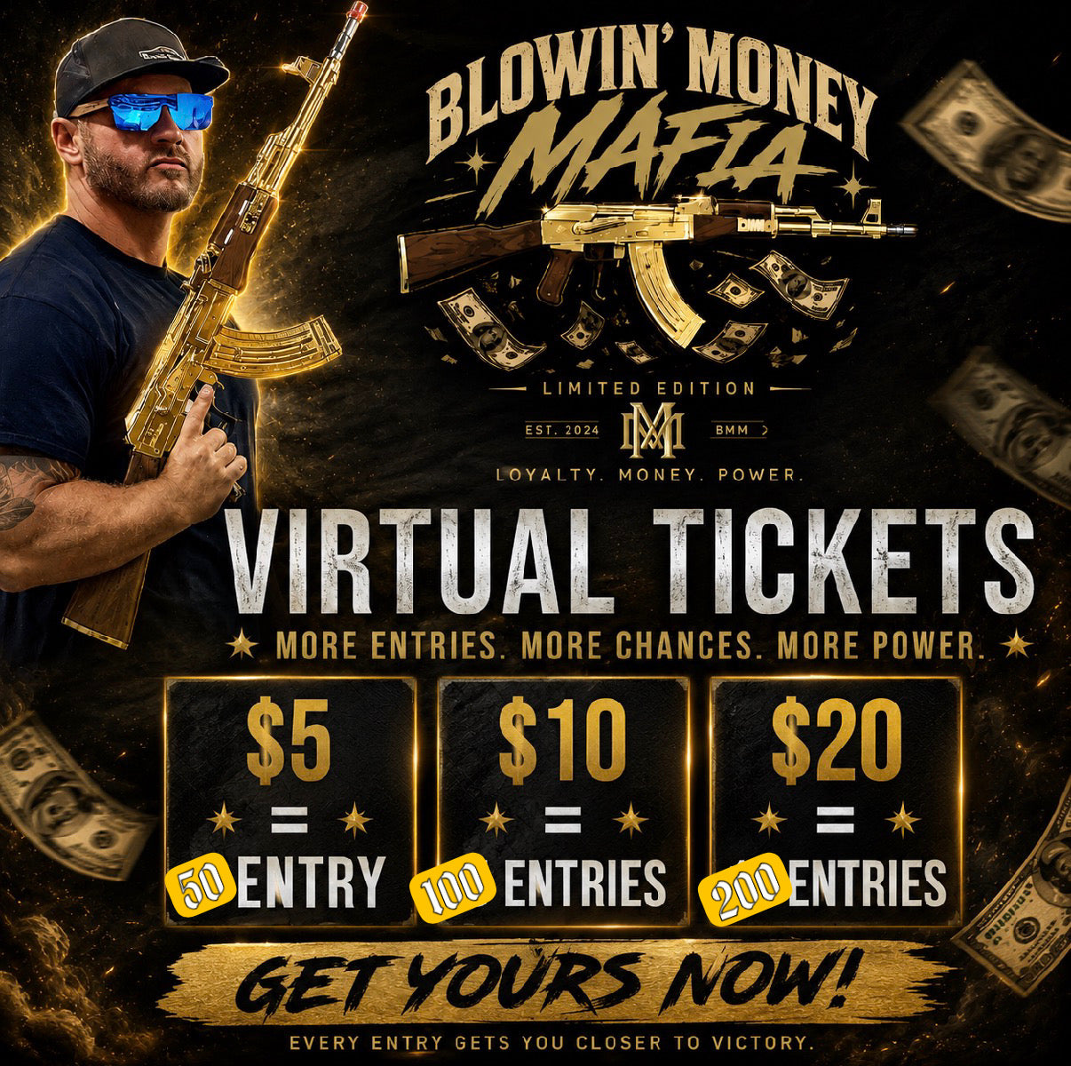 Virtual Tickets 4th of JULY Special