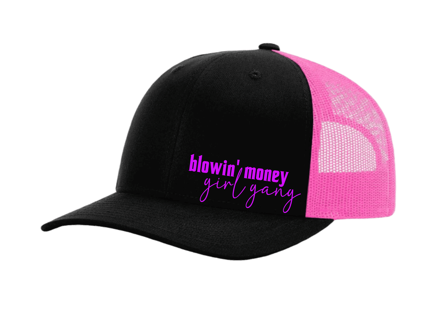 Girl Gang Snapback Black/PinkMesh