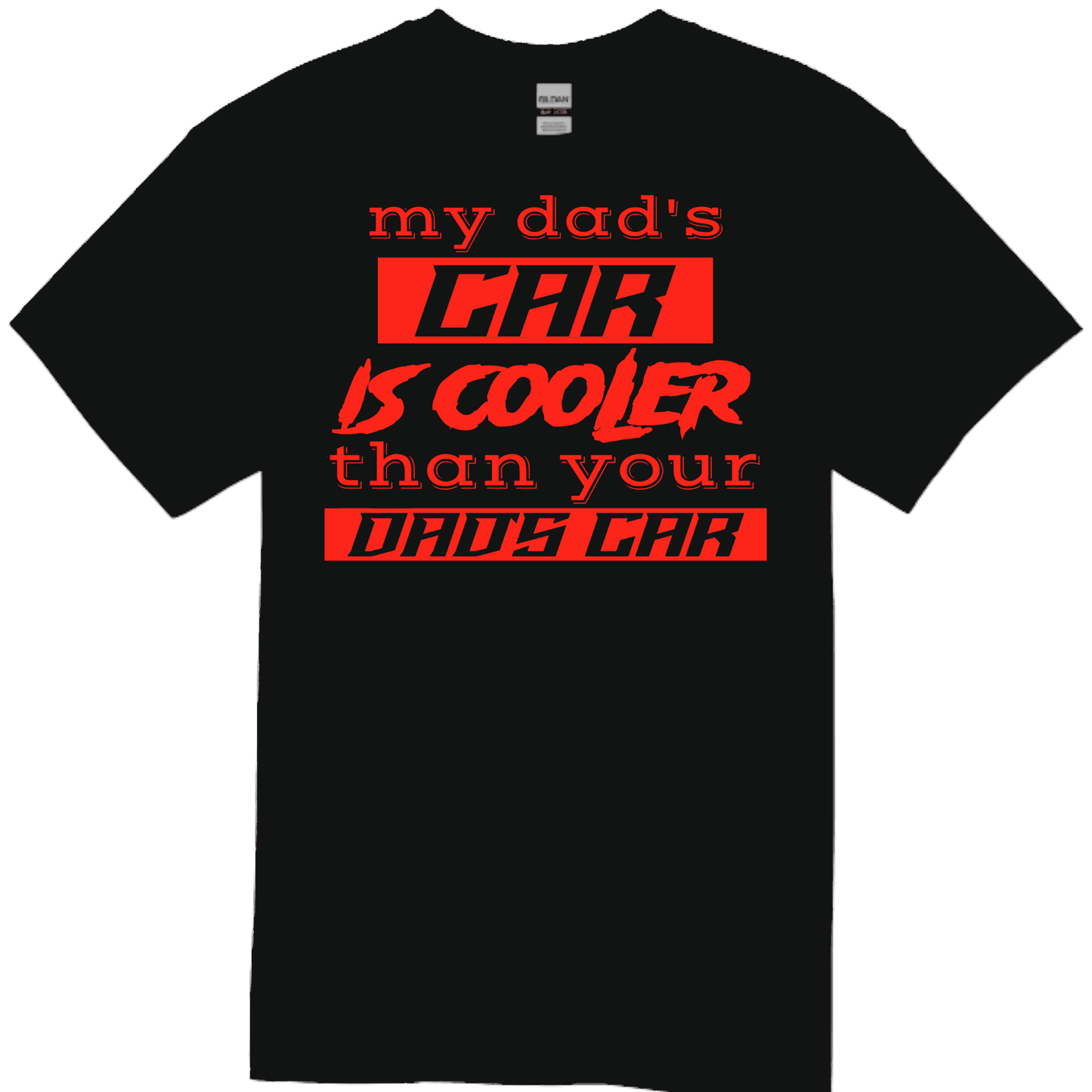 DAD'S CAR Black TODDLER/YOUTH Tee