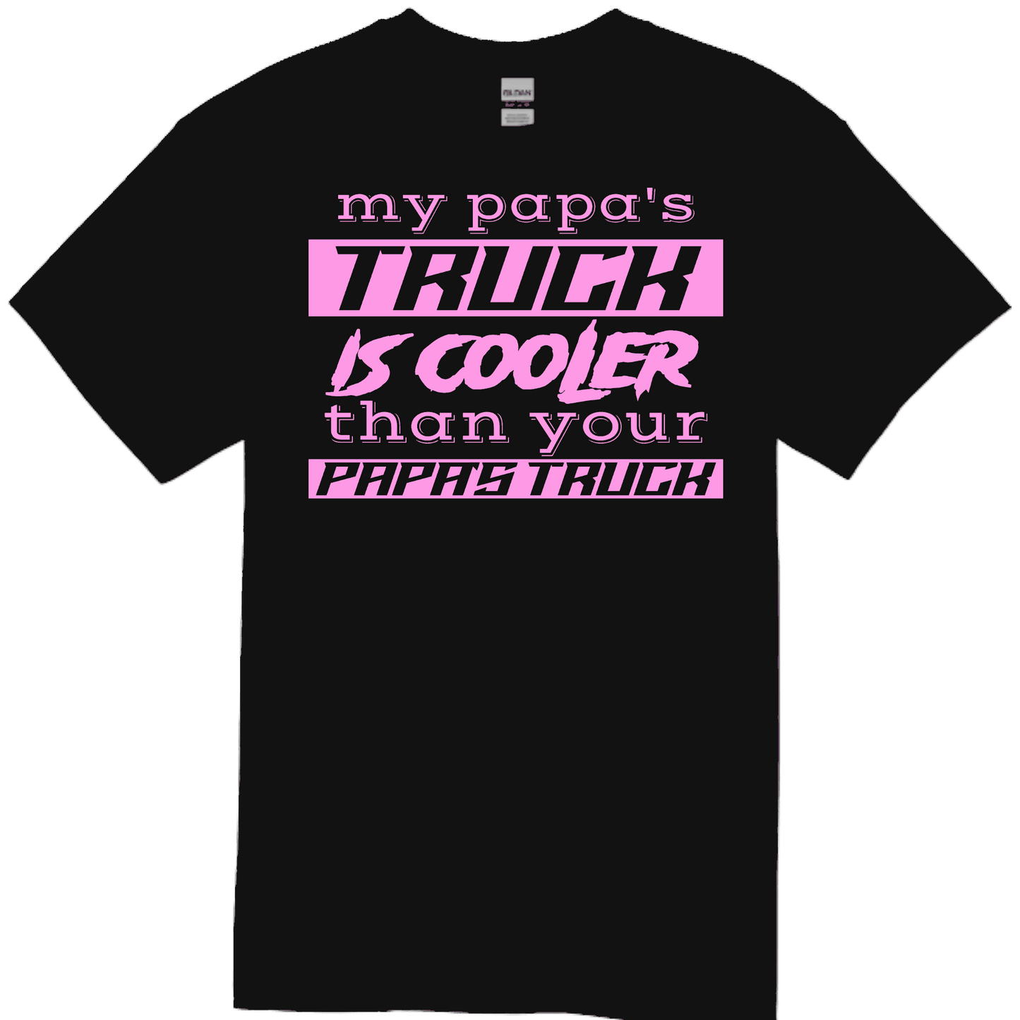 PAPA'S TRUCK Black TODDLER/YOUTH Tee