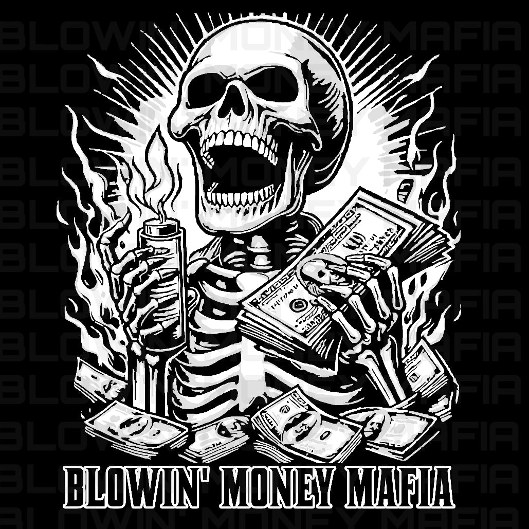 Money To Burn WHITE- Tee, Hoodie, Long Sleeve