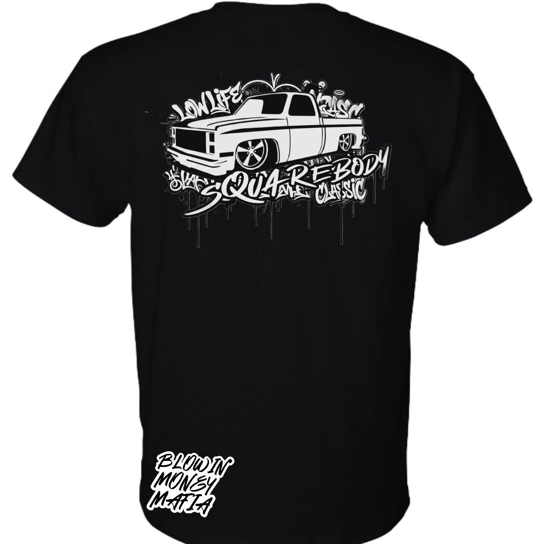 Low Life Graffiti B&W - Tee, Hoodie, Long Sleeve