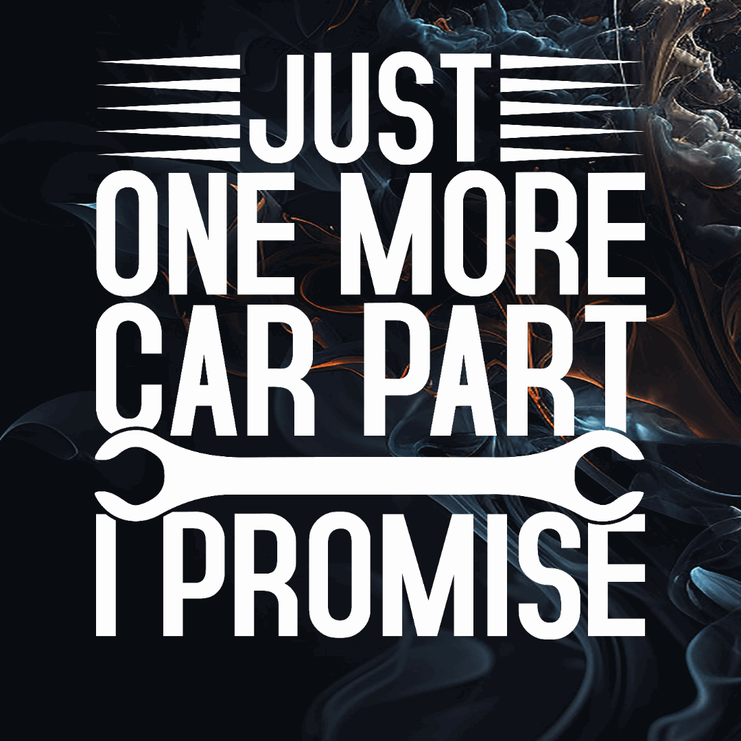 One More Part Decal 7"x7.47"