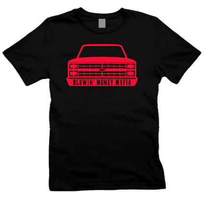 YOUTH- c10 Square Body Logo Tee - Black