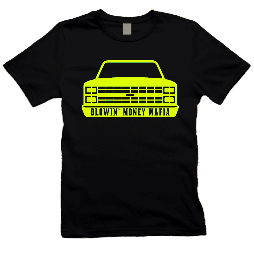 YOUTH- c10 Square Body Logo Tee - Black