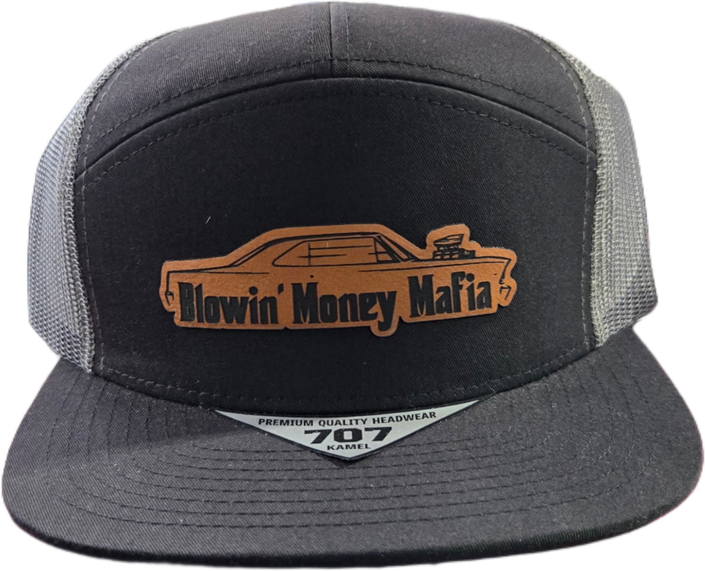 Car Logo Leather Patch SnapBack