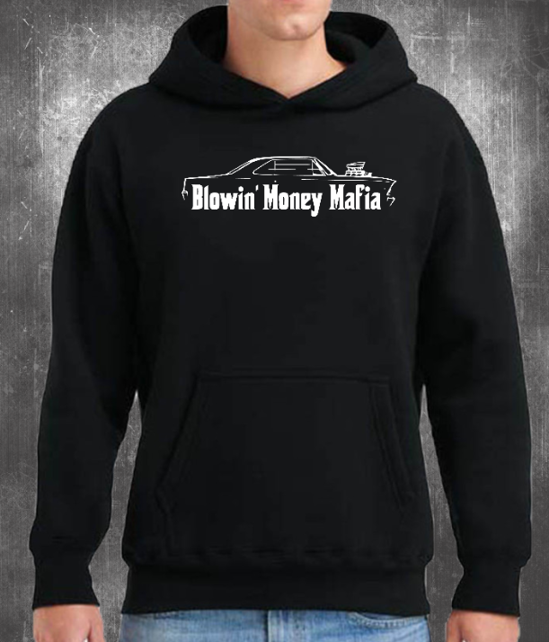 Blowin' Money Mafia Hoodie WHITE LOGO