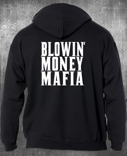 Blowin' Money Mafia Hoodie WHITE LOGO