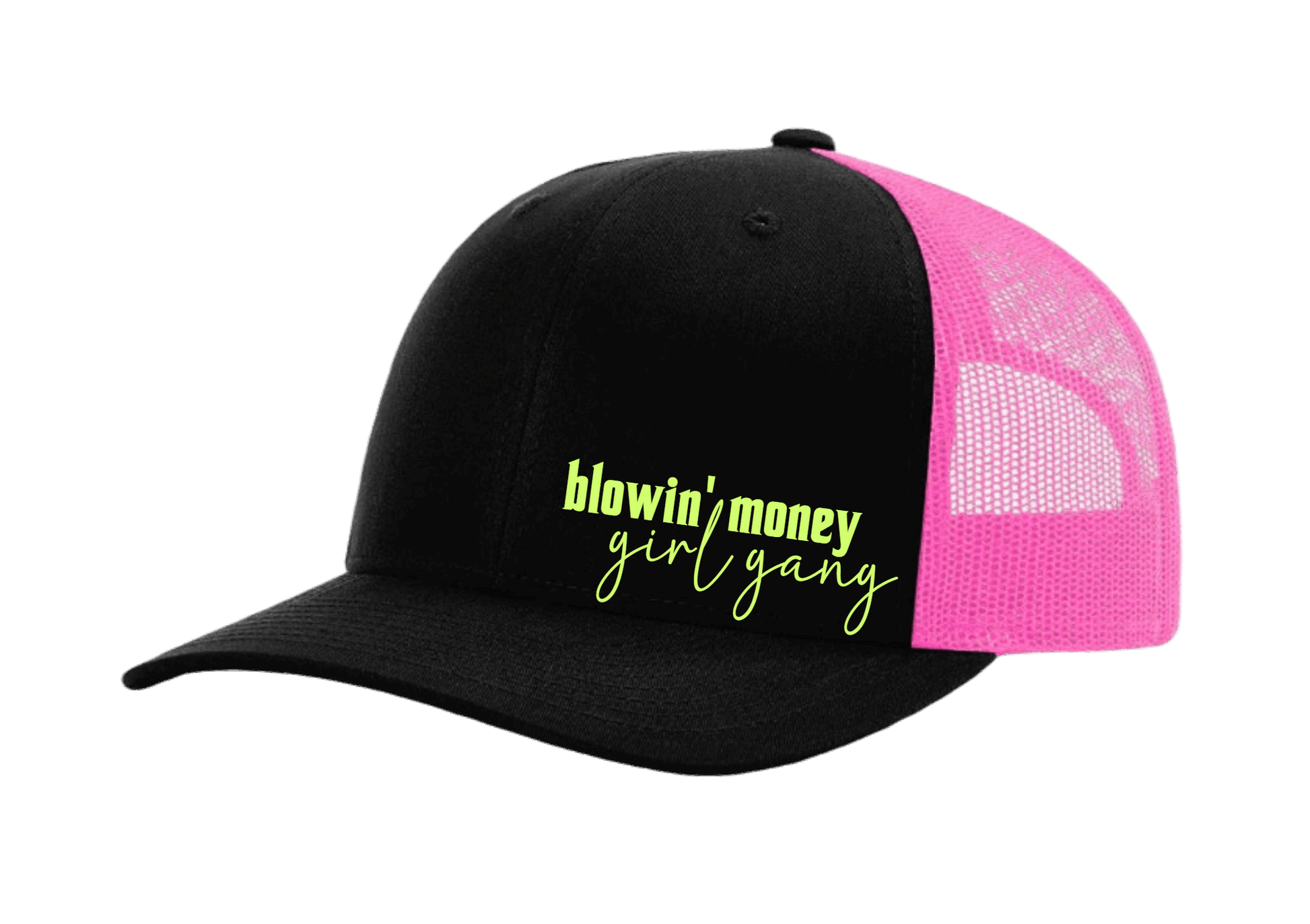 Girl Gang Snapback Black/PinkMesh