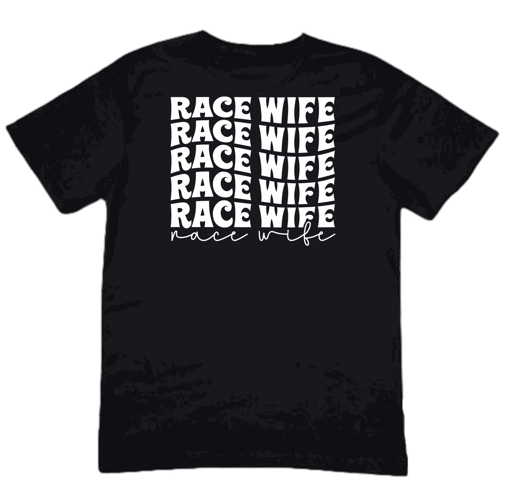 Race Wife Black Tee
