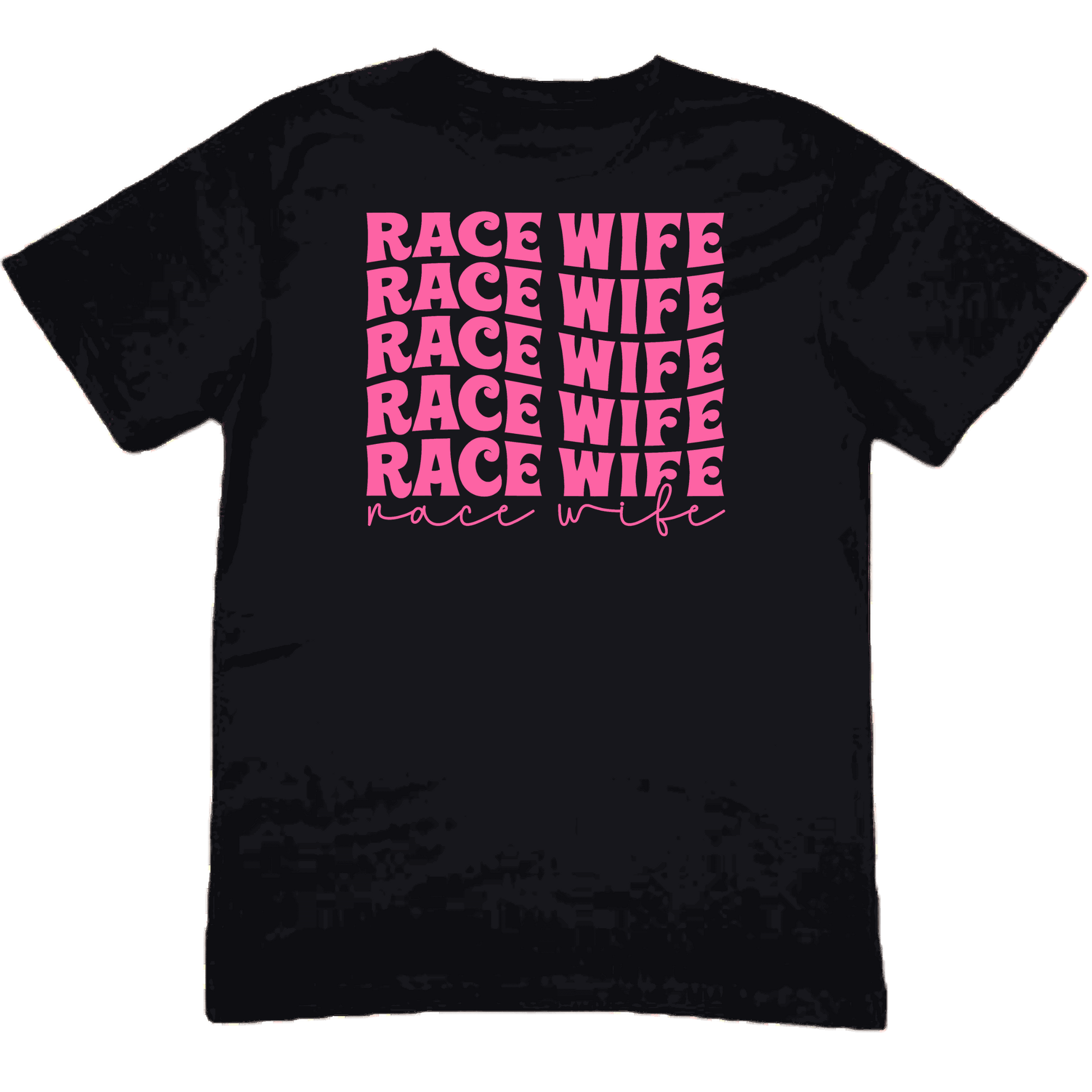 Race Wife Black Tee