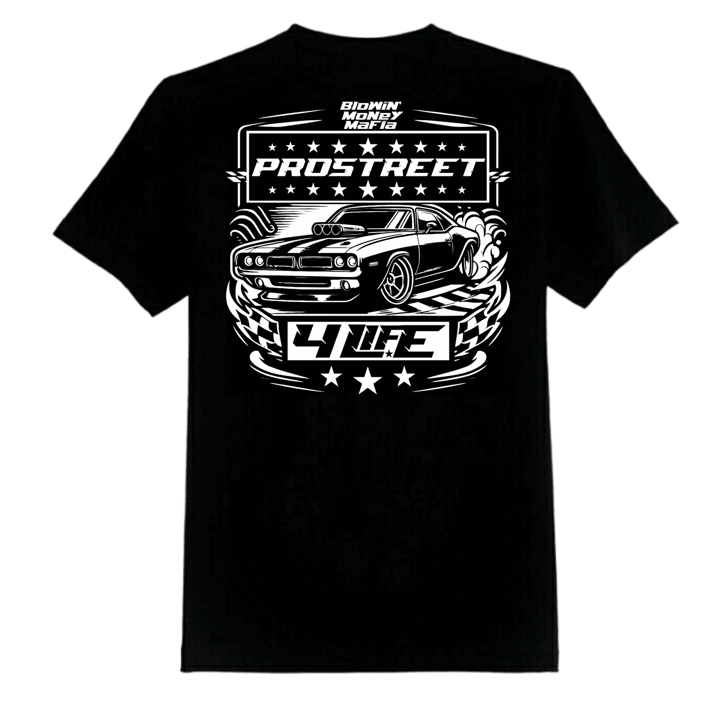 YOUTH PROSTREET 4 LIFE TEE w/ blown car