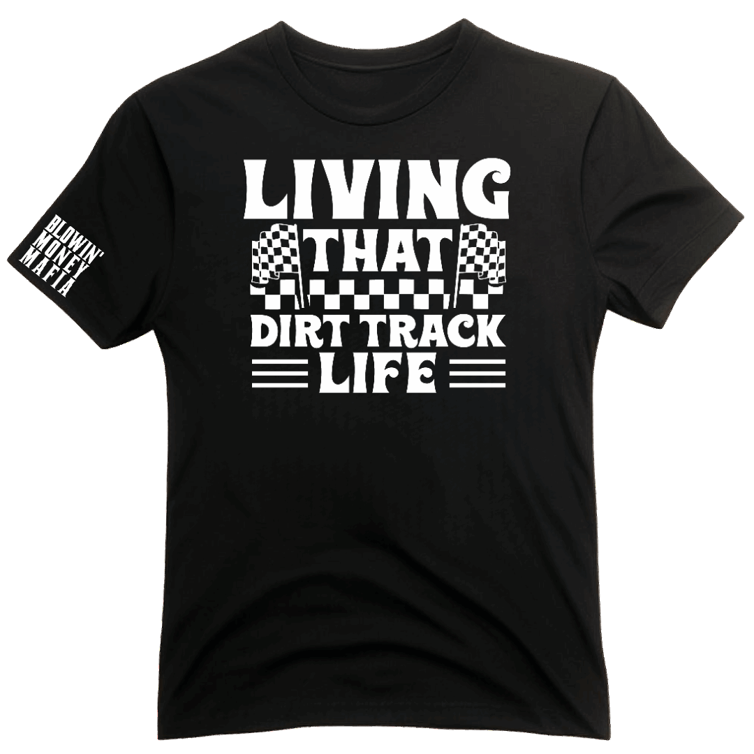 Dirt Track Life Black Tee YOUTH