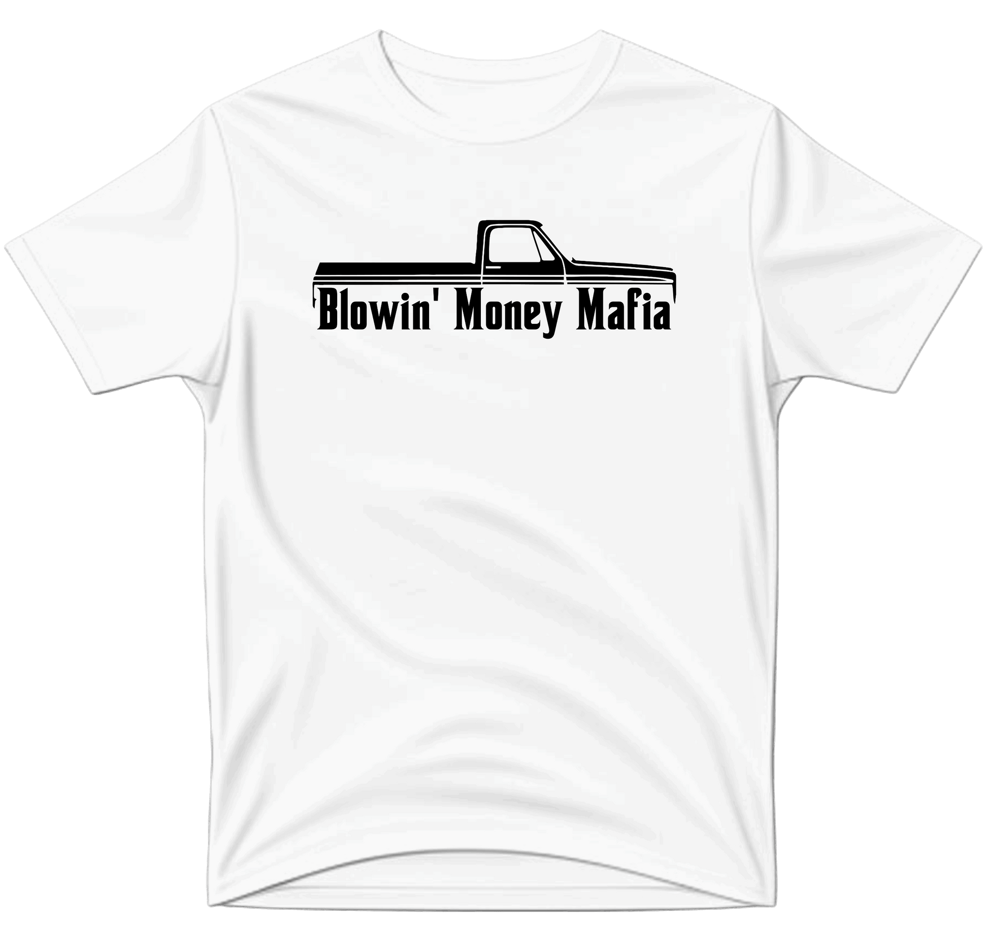 Side Truck Logo Tee - WHITE