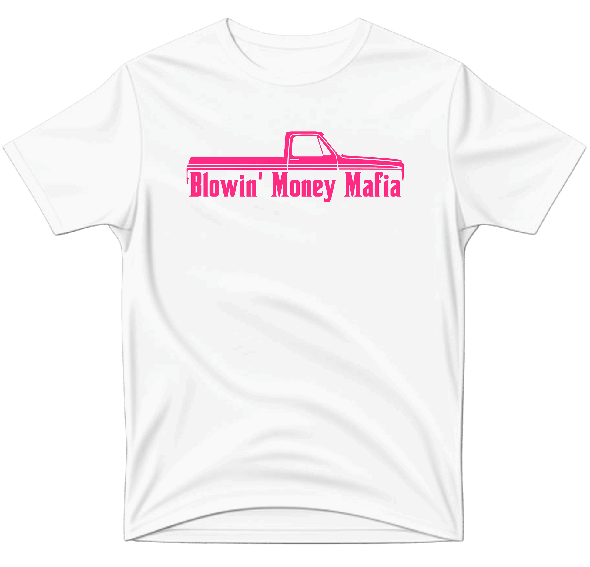 Side Truck Logo Tee - WHITE