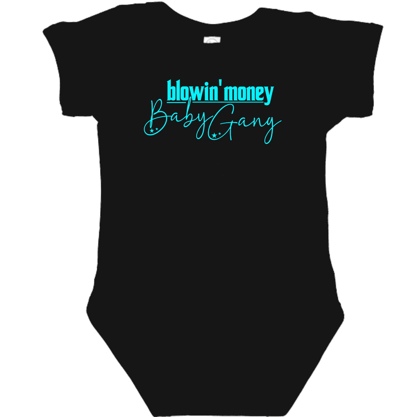 OG Baby Gang Black Onesie