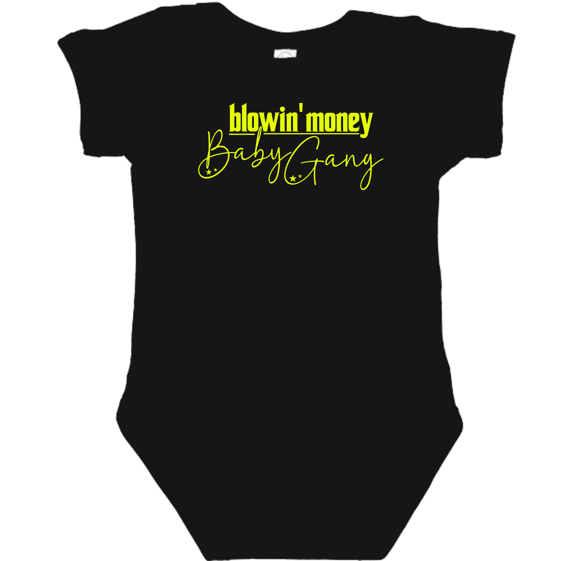 OG Baby Gang Black Onesie