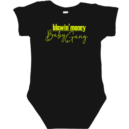 OG Baby Gang Black Onesie
