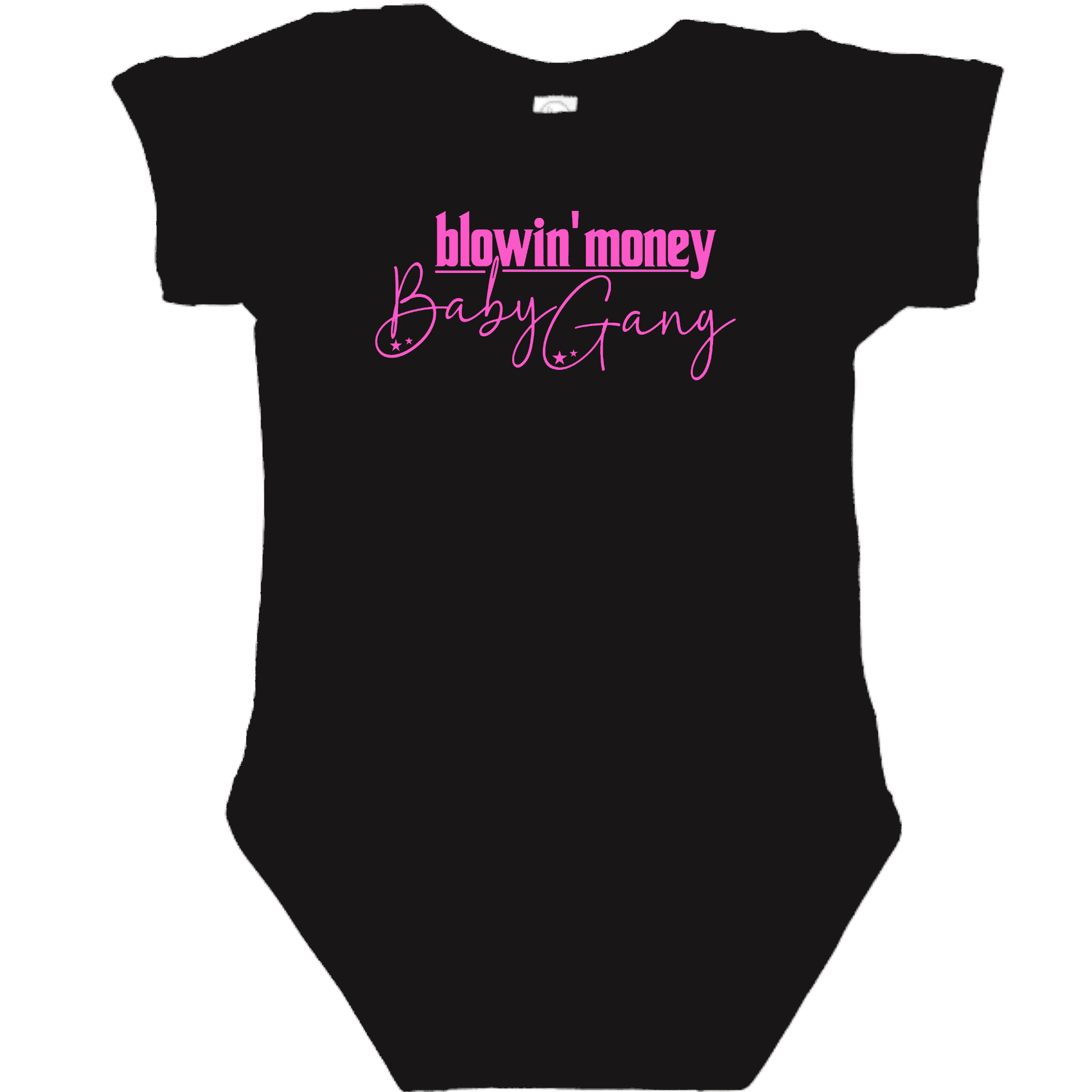OG Baby Gang Black Onesie