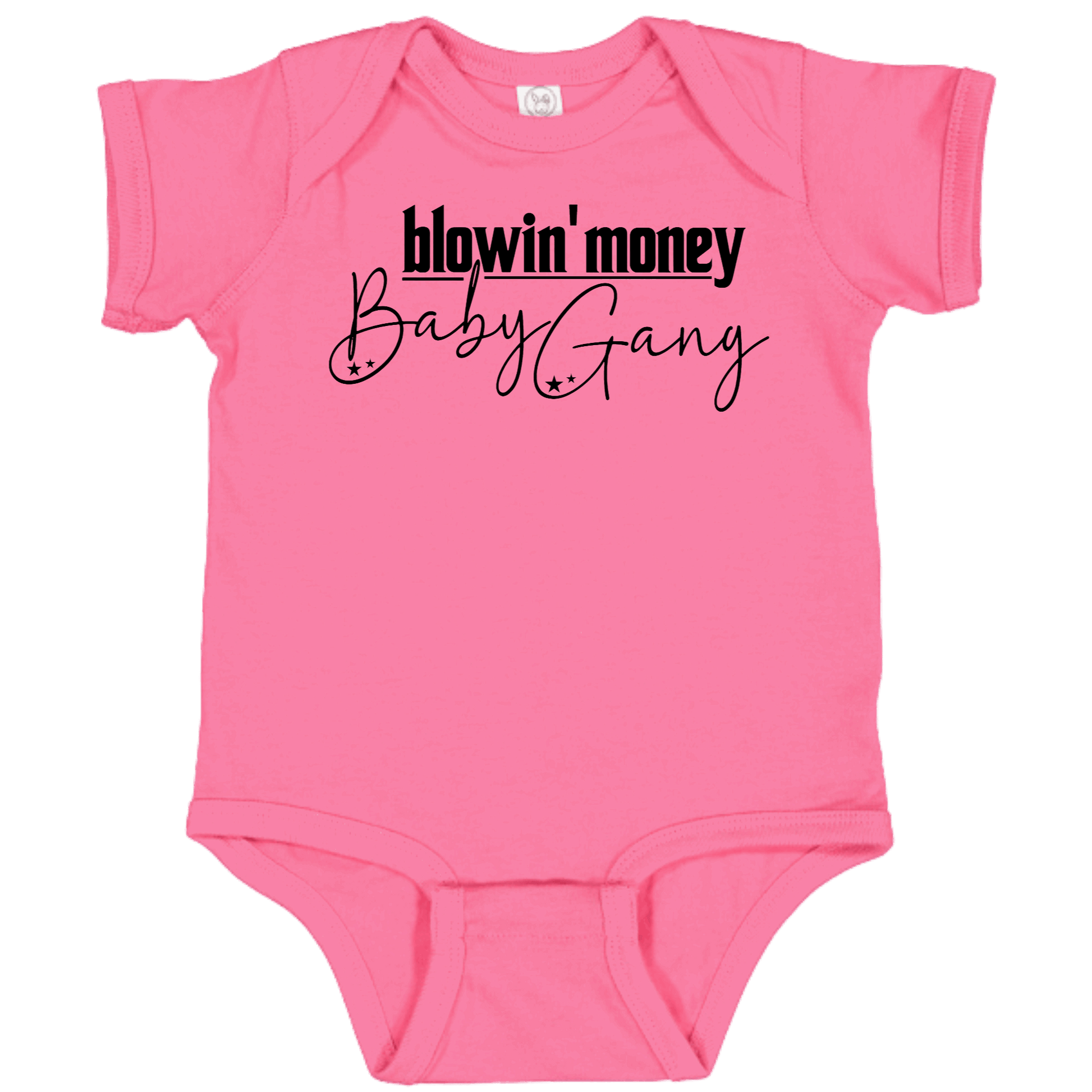 OG Baby Gang Hot Pink Onesie
