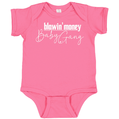 OG Baby Gang Hot Pink Onesie