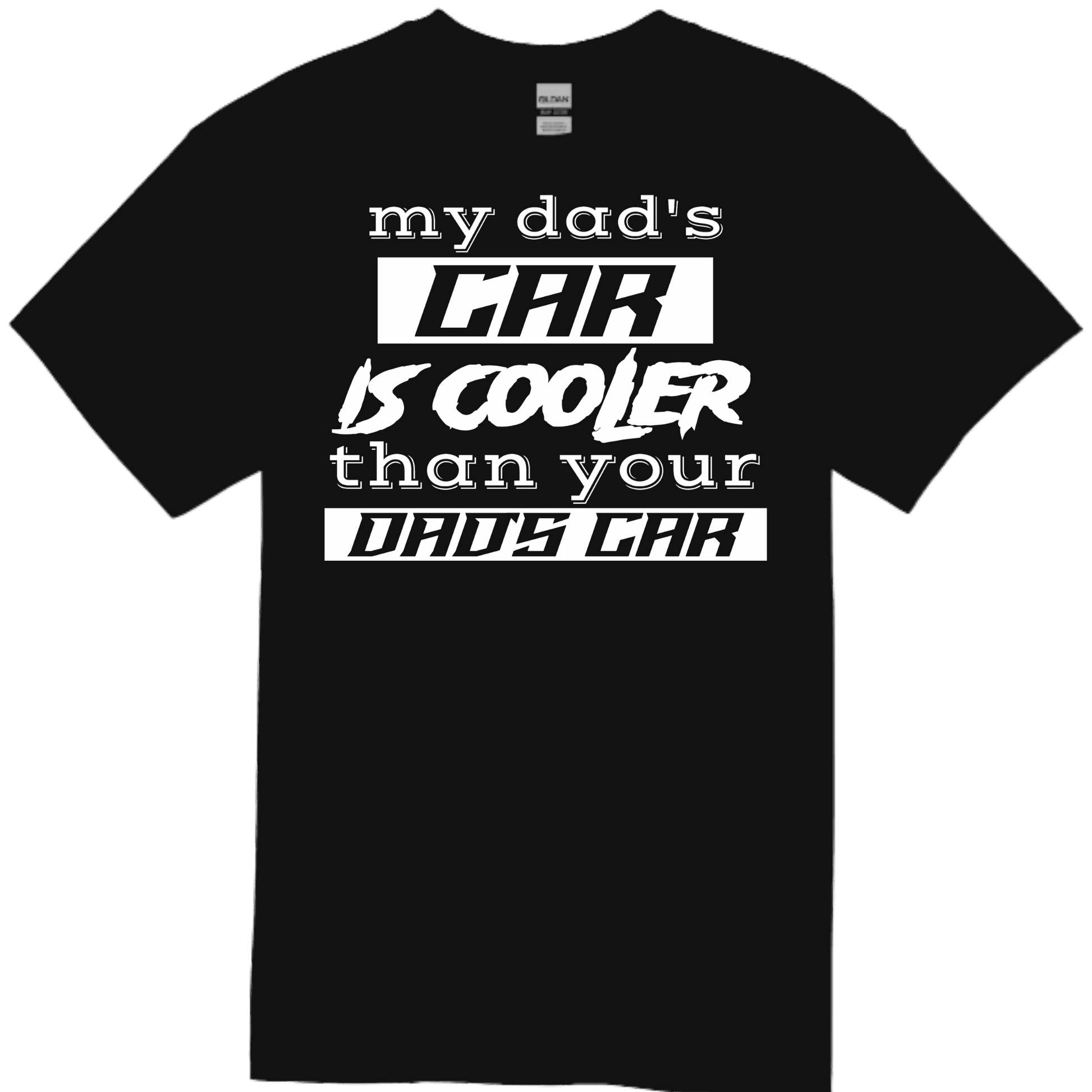 DAD'S CAR Black TODDLER/YOUTH Tee