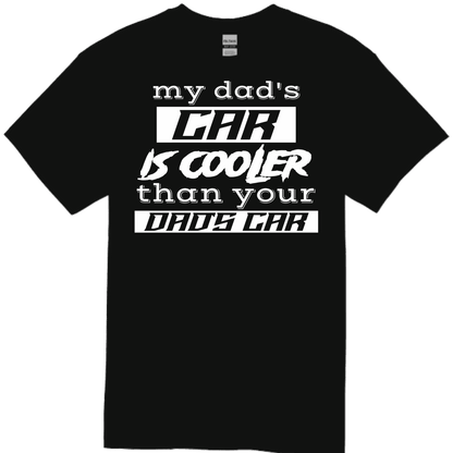 DAD'S CAR Black TODDLER/YOUTH Tee