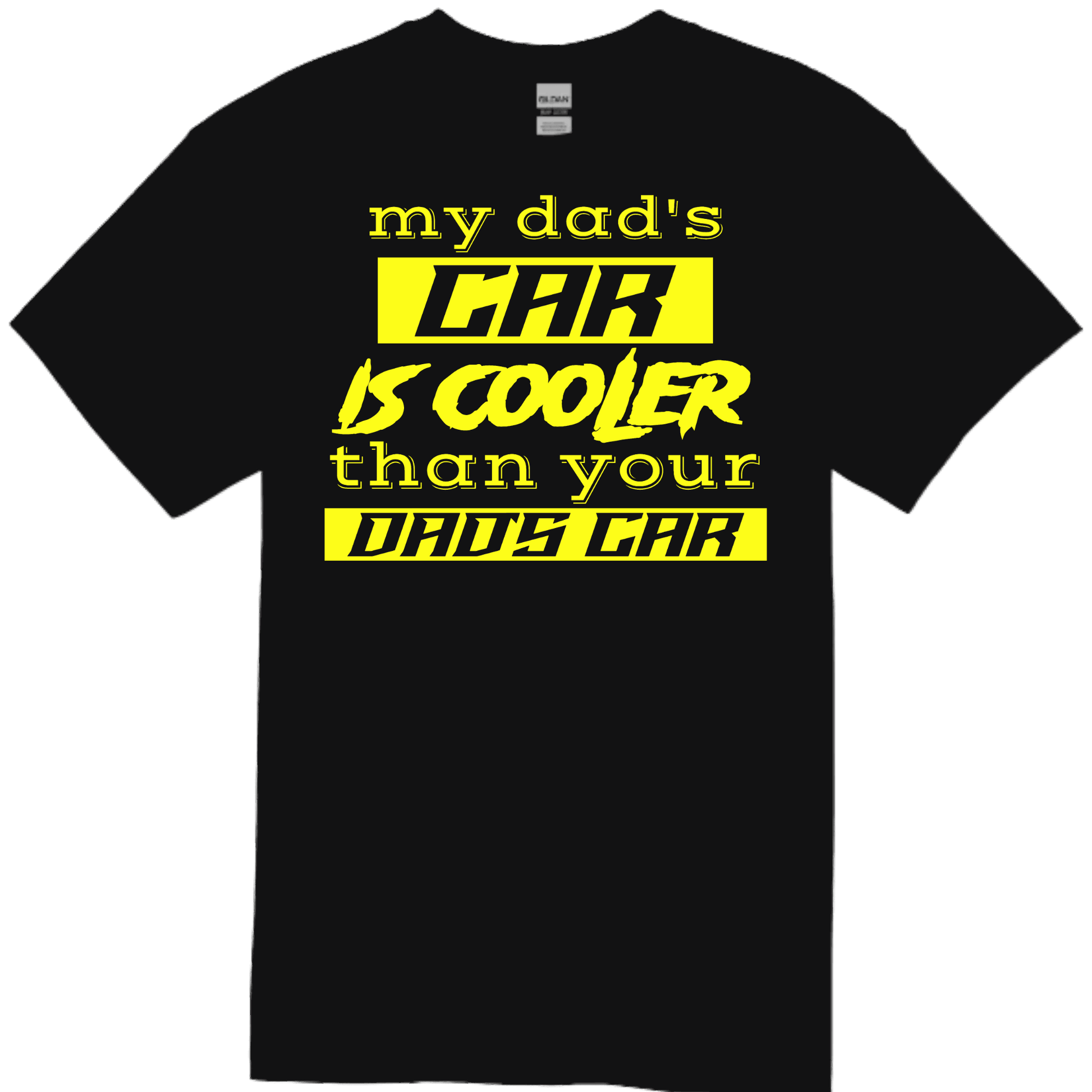 DAD'S CAR Black TODDLER/YOUTH Tee