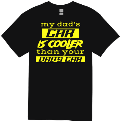 DAD'S CAR Black TODDLER/YOUTH Tee