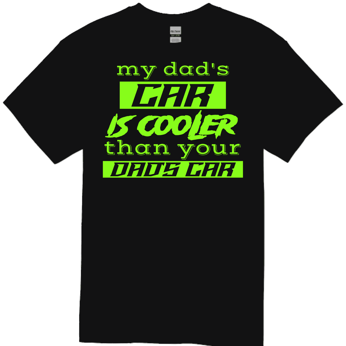 DAD'S CAR Black TODDLER/YOUTH Tee