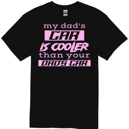 DAD'S CAR Black TODDLER/YOUTH Tee