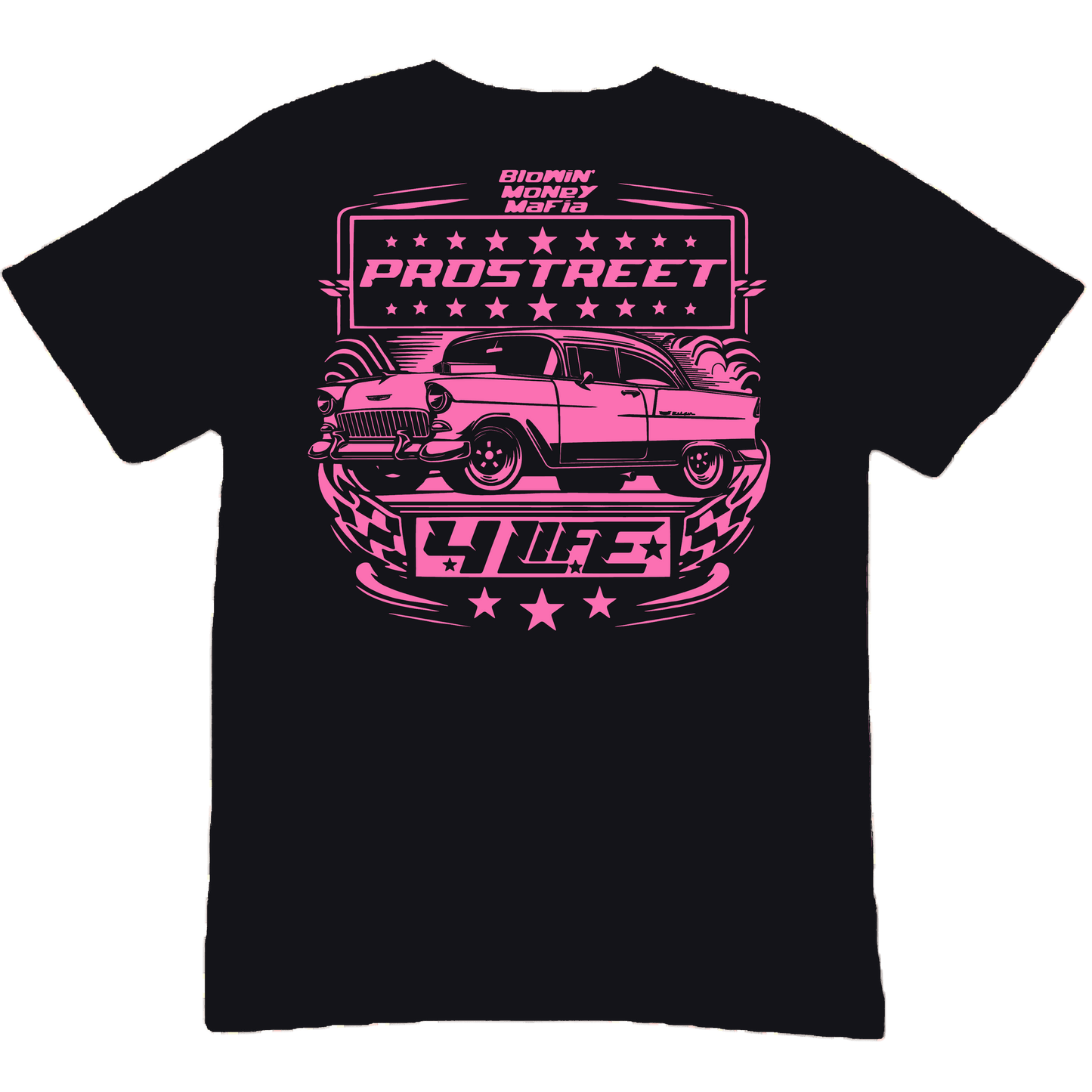 PROSTREET 4 LIFE TEE ft. 55 CHEVROLET - Black Tee