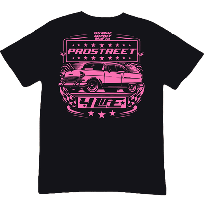 PROSTREET 4 LIFE TEE ft. 55 CHEVROLET - Black Tee