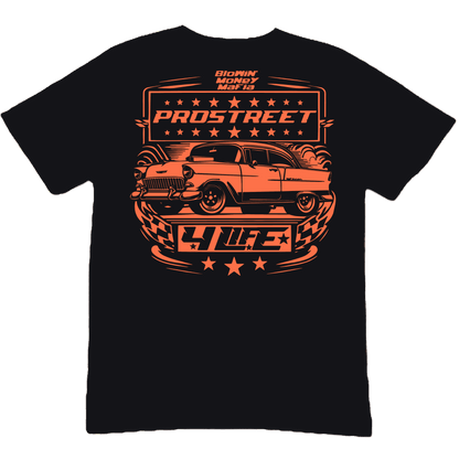 PROSTREET 4 LIFE TEE ft. 55 CHEVROLET - Black Tee