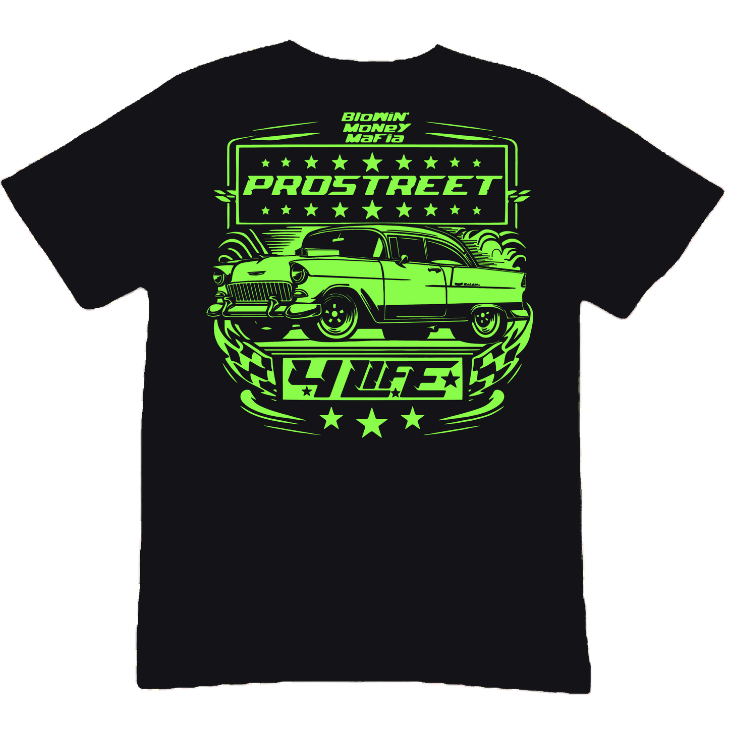 ST PADDY'S DAY - PROSTREET 4 LIFE TEE ft. 55 CHEVROLET