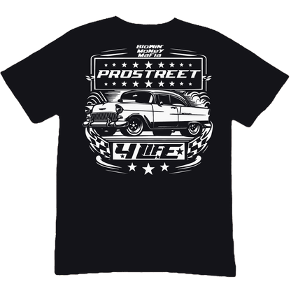 PROSTREET 4 LIFE TEE ft. 55 CHEVROLET - Black Tee