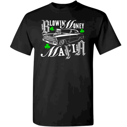 ST. PADDY'S DAY BLOWIN' MONEY MAFIA BLACK TEE