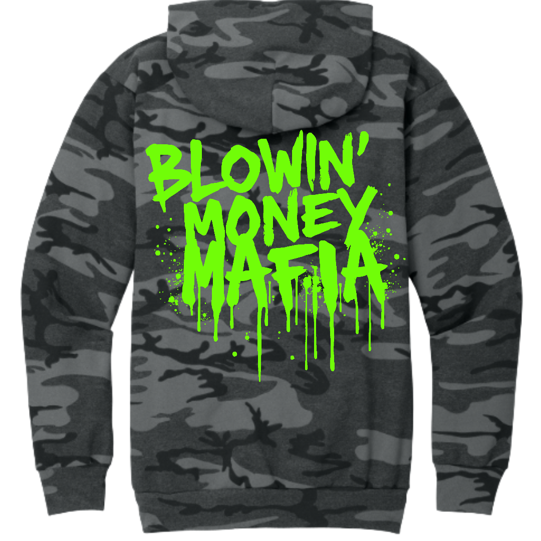 Predator Hoodie - Black Camo