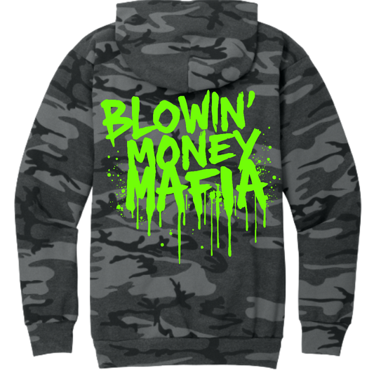 Predator Hoodie - Black Camo