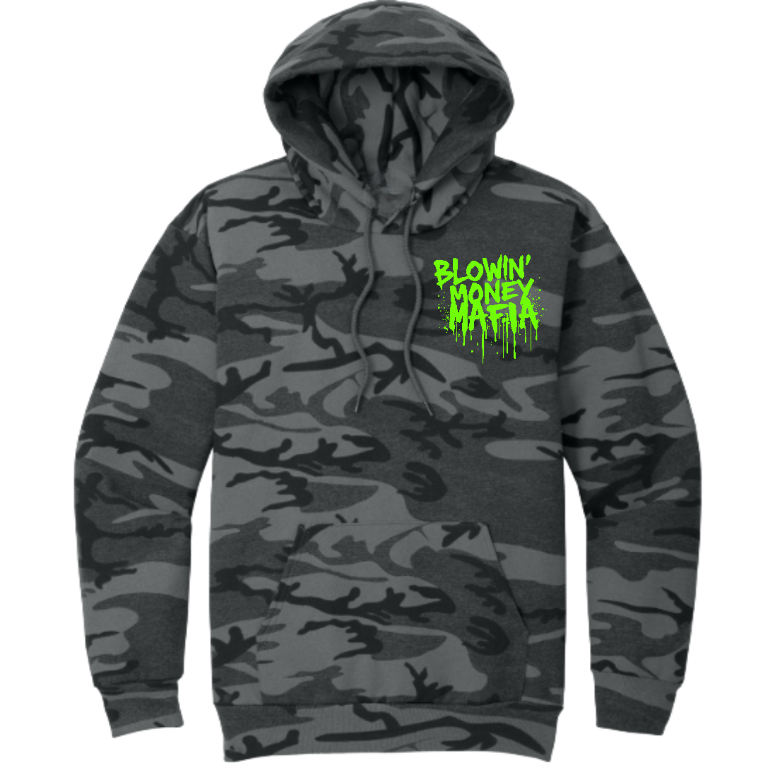 Predator Hoodie - Black Camo