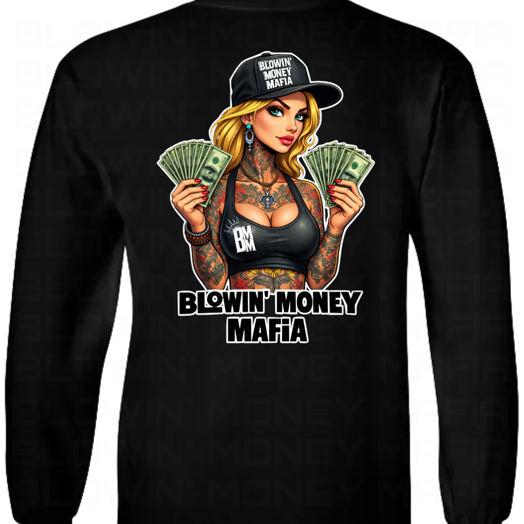 Pay Up Pin-Up - Tee, Hoodie, Long Sleeve