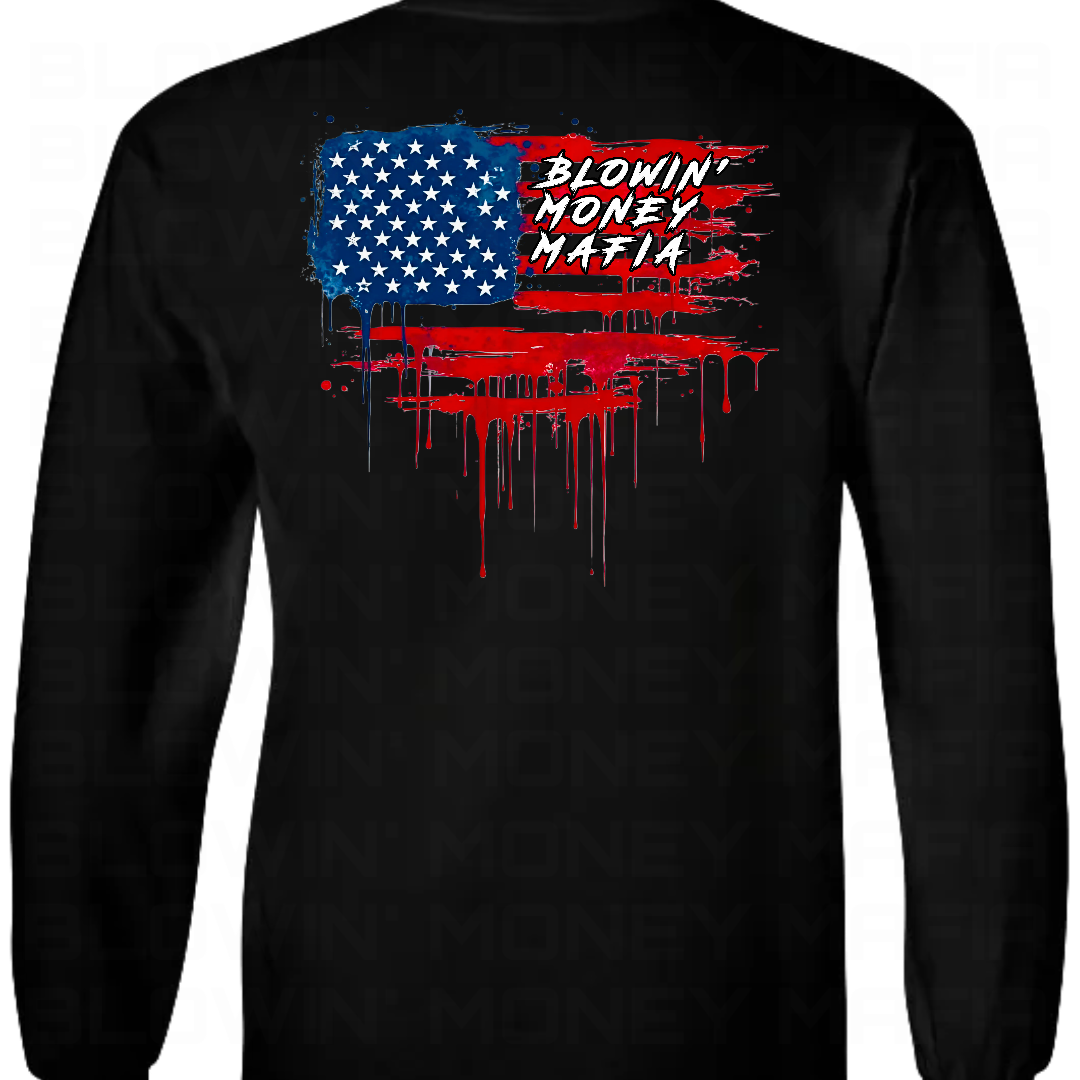 Drippin' Patriot - Tee, Hoodie, Long Sleeve