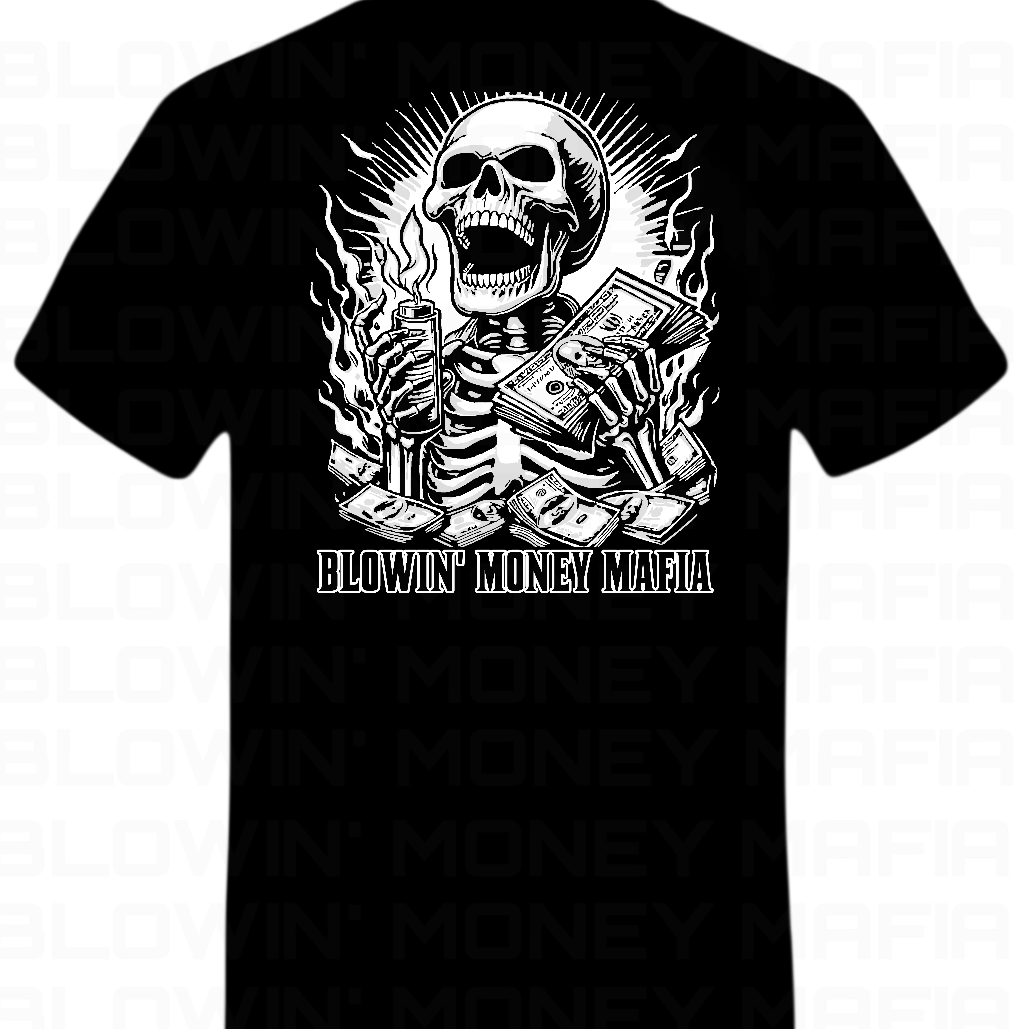 Money To Burn WHITE- Tee, Hoodie, Long Sleeve