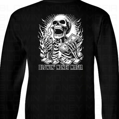 Money To Burn WHITE- Tee, Hoodie, Long Sleeve