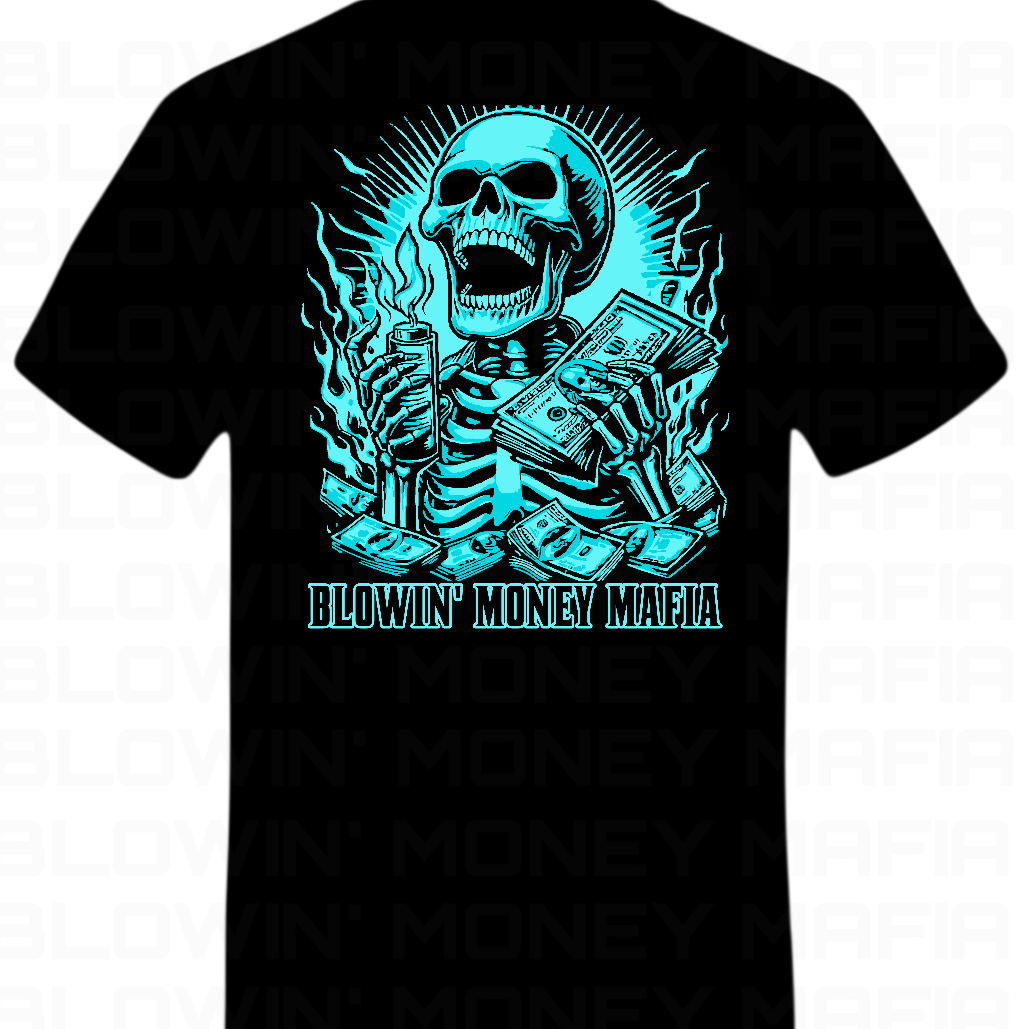 Money To Burn TEAL- Tee, Hoodie, Long Sleeve
