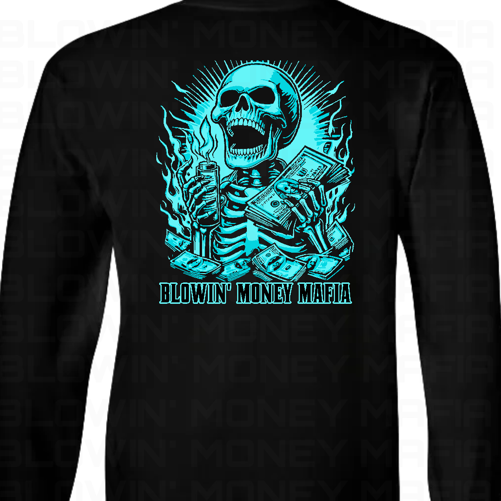 Money To Burn TEAL- Tee, Hoodie, Long Sleeve