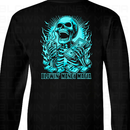 Money To Burn TEAL- Tee, Hoodie, Long Sleeve