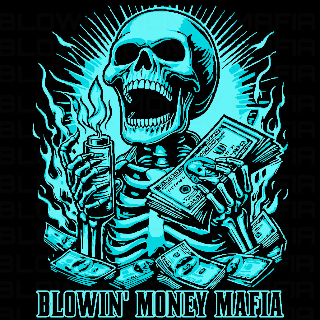 Money To Burn TEAL- Tee, Hoodie, Long Sleeve