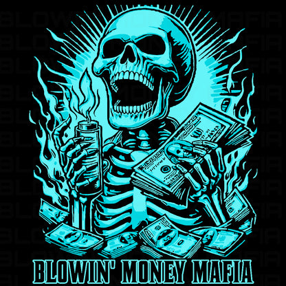 Money To Burn TEAL- Tee, Hoodie, Long Sleeve