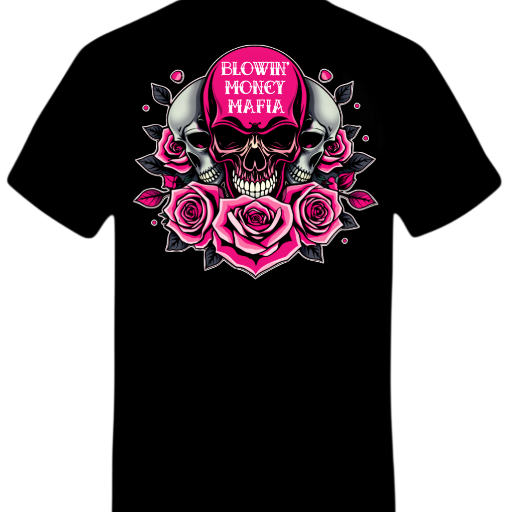 Roses & Skulls - Tee, Hoodie, Long Sleeve